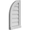 Ekena Millwork Quarter Round Top Left Surface Mount PVC Gable Vent w/ 2"W x 2"P Brickmould Sill Frame, 12"W x 22"H GVPQL12X2203SN - alternate 5